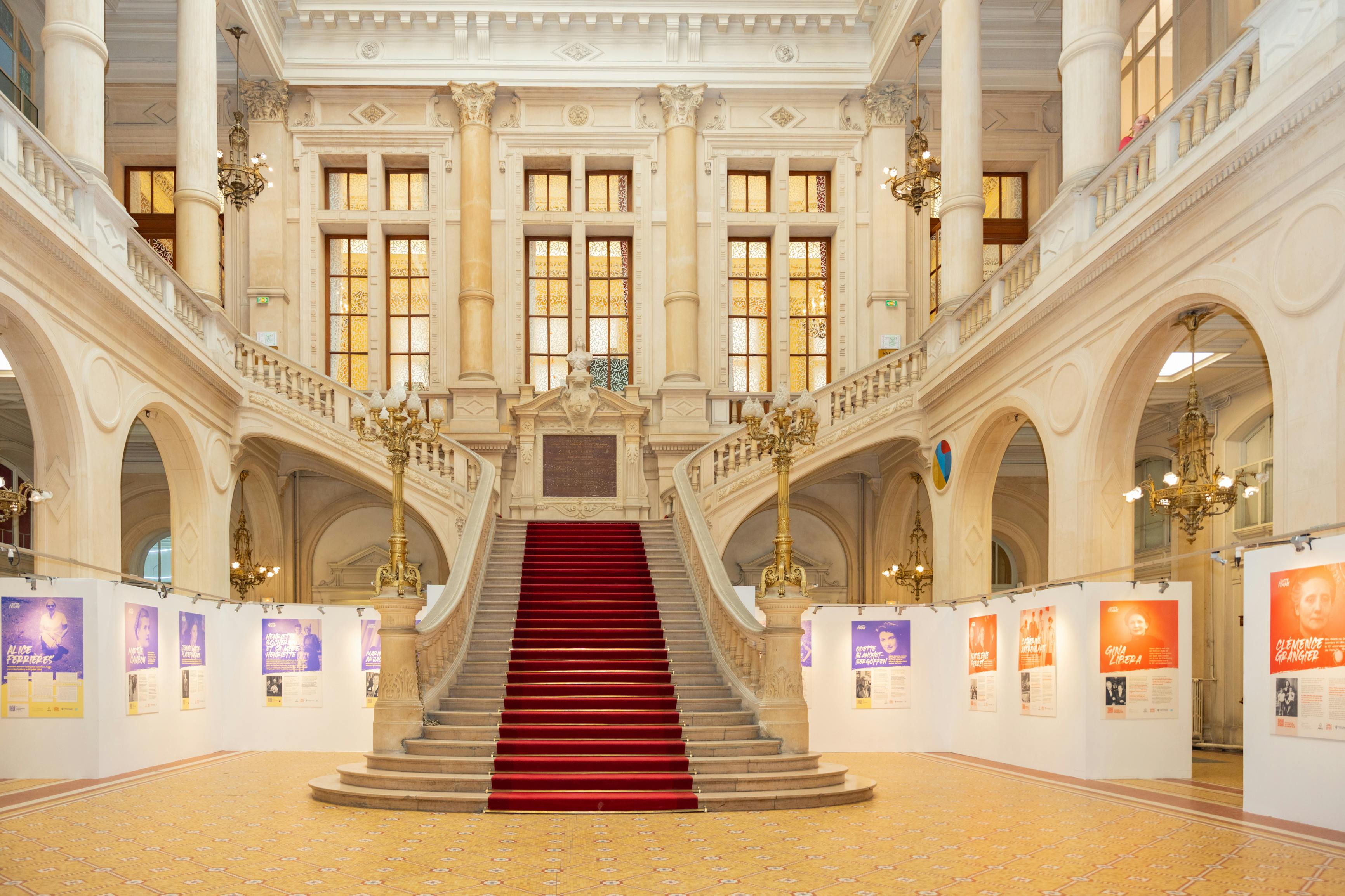 Europe-facing exhibition setting